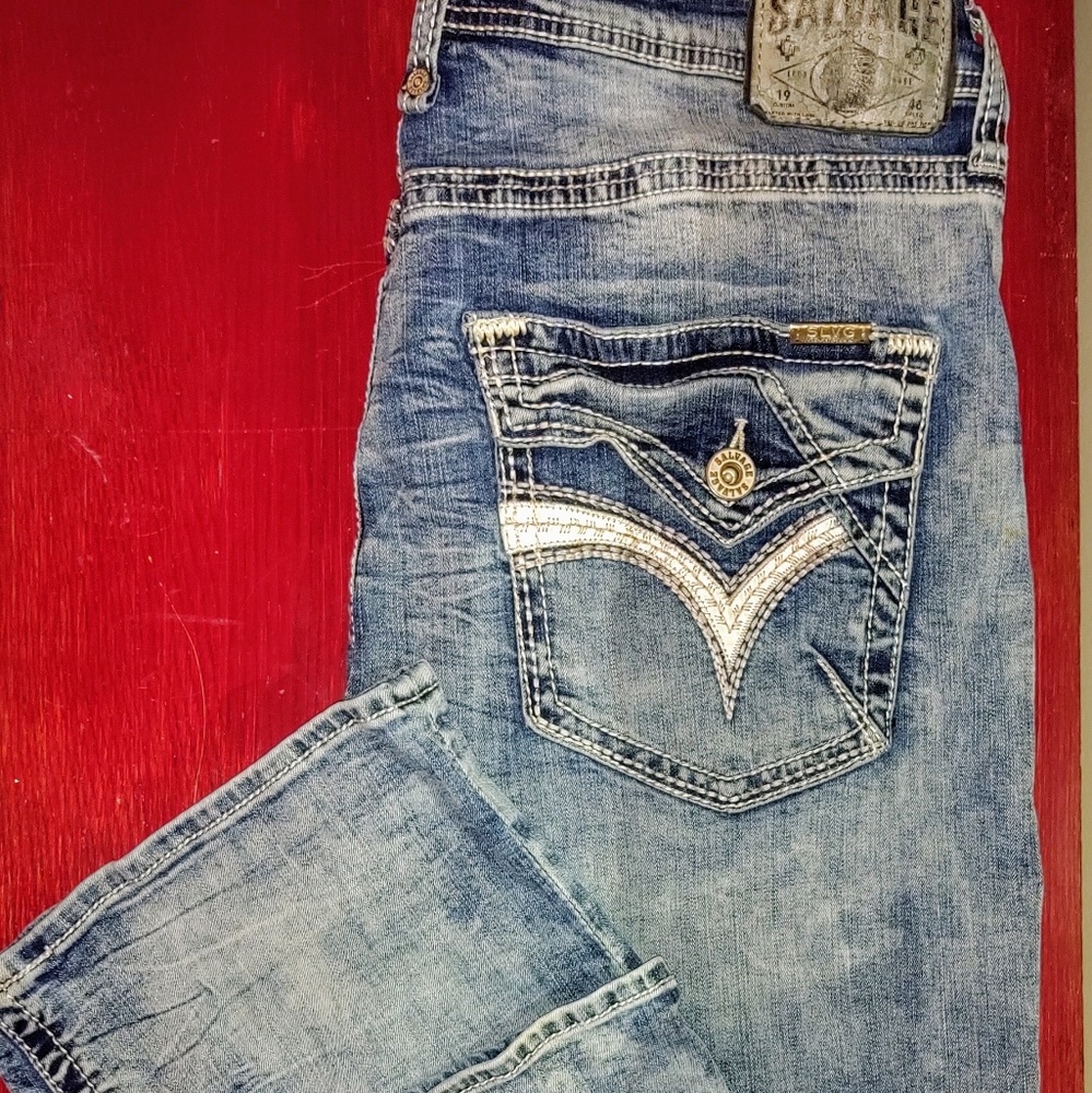 Mens Salvage Mayham boot cut jeans